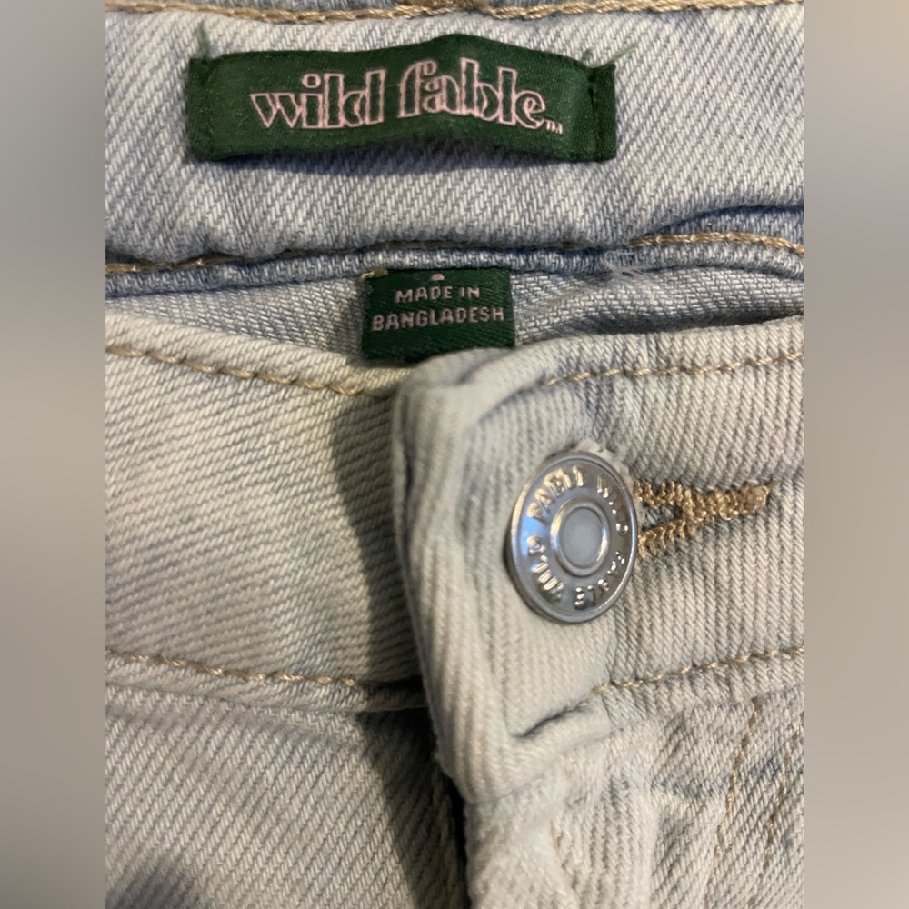 Sz 6/27” inseam Suoer High waisted tapered jean women light wash stretchy - Picture 5 of 7